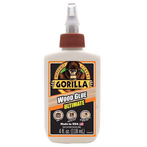 Gorilla WG-U Wood Glue Ultimate: 4 oz. Bottle (White) 104397