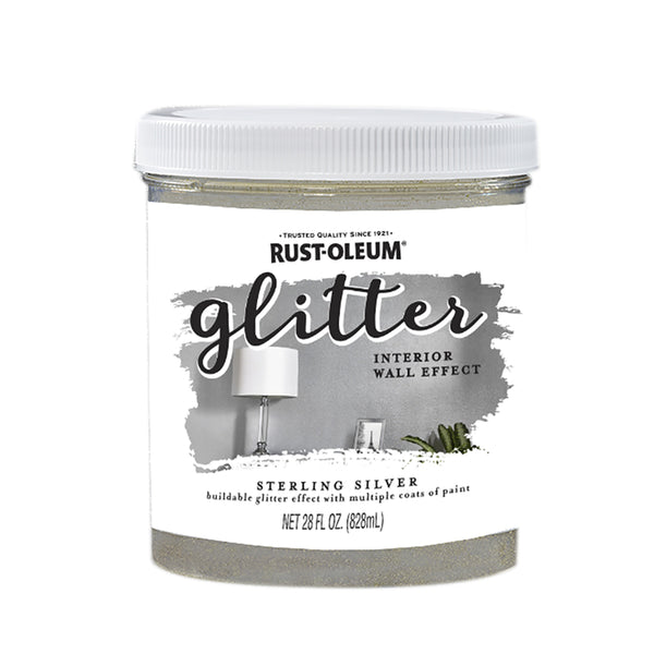 Rust-Oleum Glitter Sterling Silver Interior Wall Paint 360219