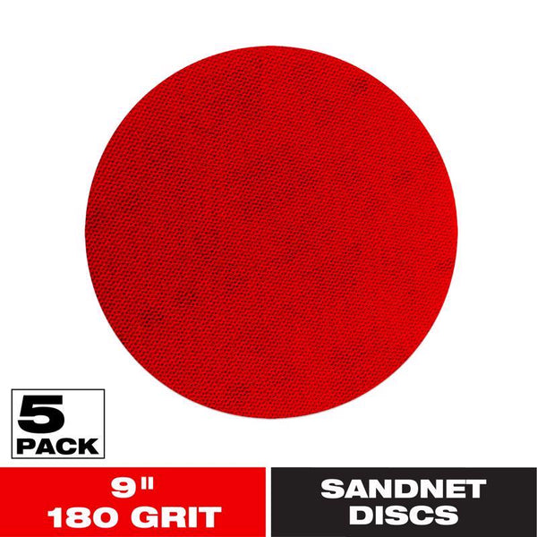 Freud Diablo 9 SANDNET 180G 5PK Red Ceramic Blend DND090180H05G