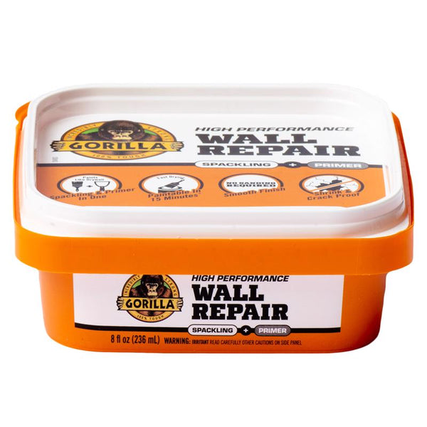 Gorilla 107054 Wall Repair Spackling + Primer, 8-oz. - Quantity 1