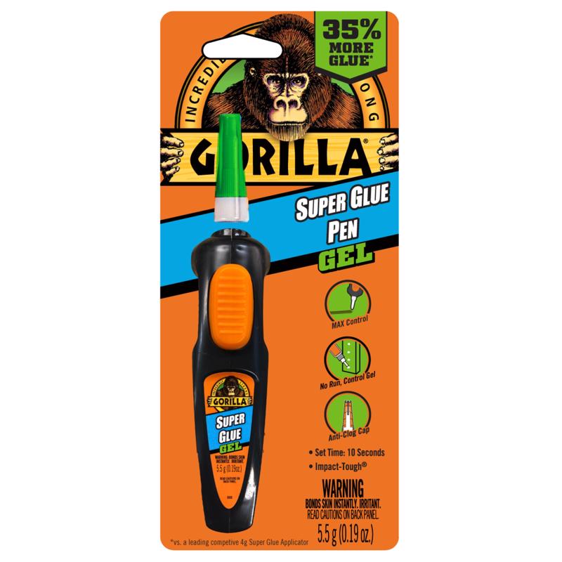 Gorilla Super Glue Gel Pen, 5.5 Gram (Pack of 1)