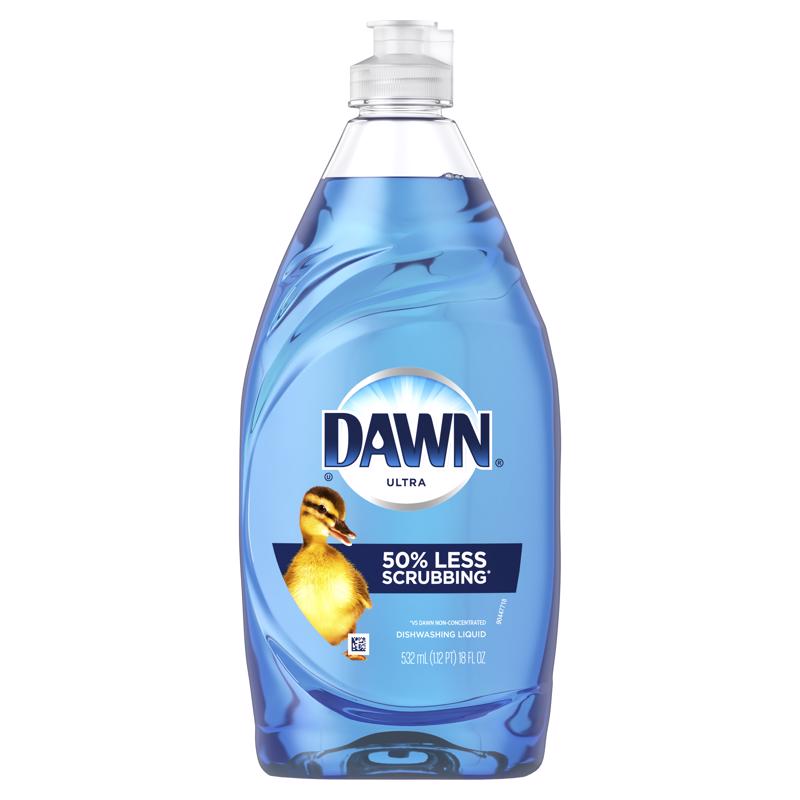 Dawn Ultra Dish Soap Dishwashing Liquid, Original, 18 fl oz 80736874