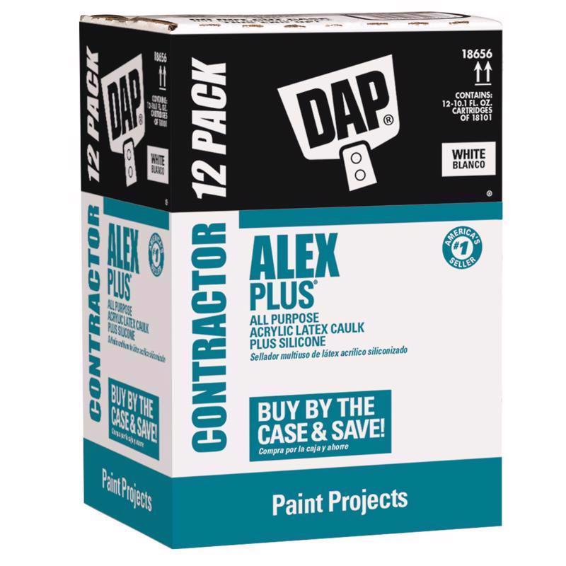 ALEX PLUS CAULK CONTRACTOR PACK WHITE 10.1 FL.OZ