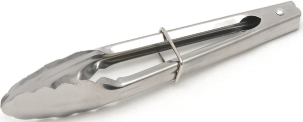Chef Craft Clam Shell Tongs, 9-Inch, Stainless Steel 21451