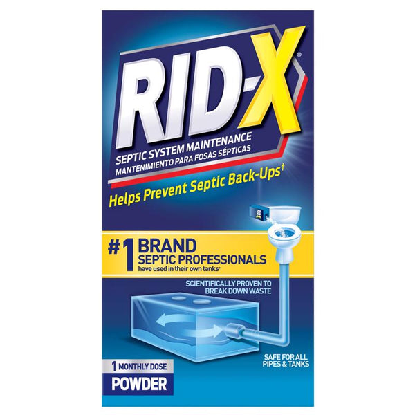 RID-X Septic Treatment, 1 Month Supply Of Powder, 9.8 oz 1920080306