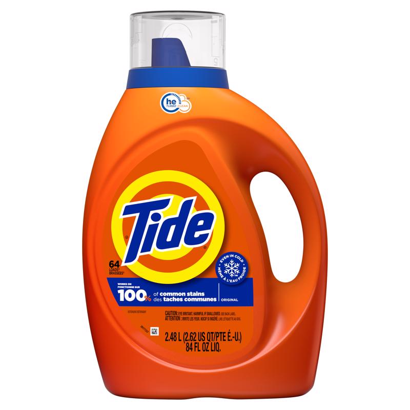 Tide, HE Original Liquid Laundry Detergent, 84 Fl Oz
