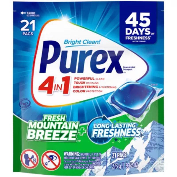 Purex Fresh Mountain Breeze + Long-Lasting Freshness Pacs 2857899