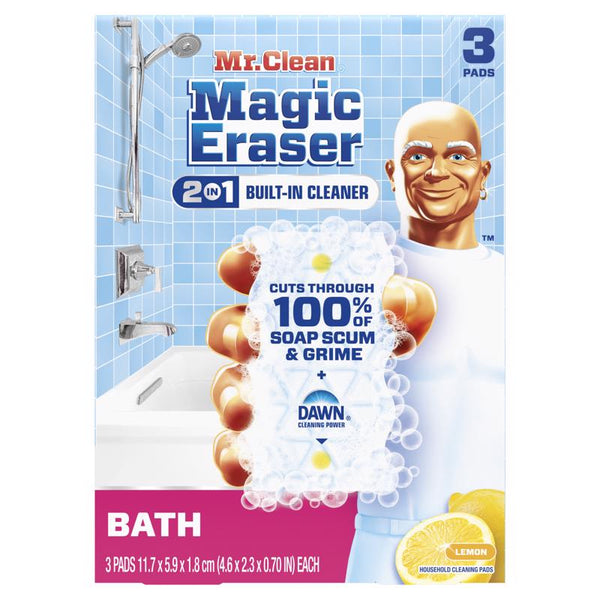 Mr. Clean 1037106 4.6 in. Magic Eraser Non-Scratch Cleaning Pad for All Purpose - 3 per Pack - Pack of 6 80797797