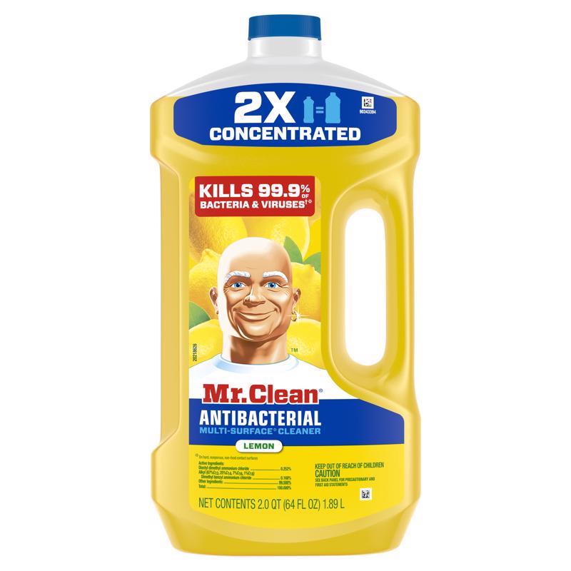Multipurpose Cleaning Solution, Lemon Scent, 64 oz Bottle