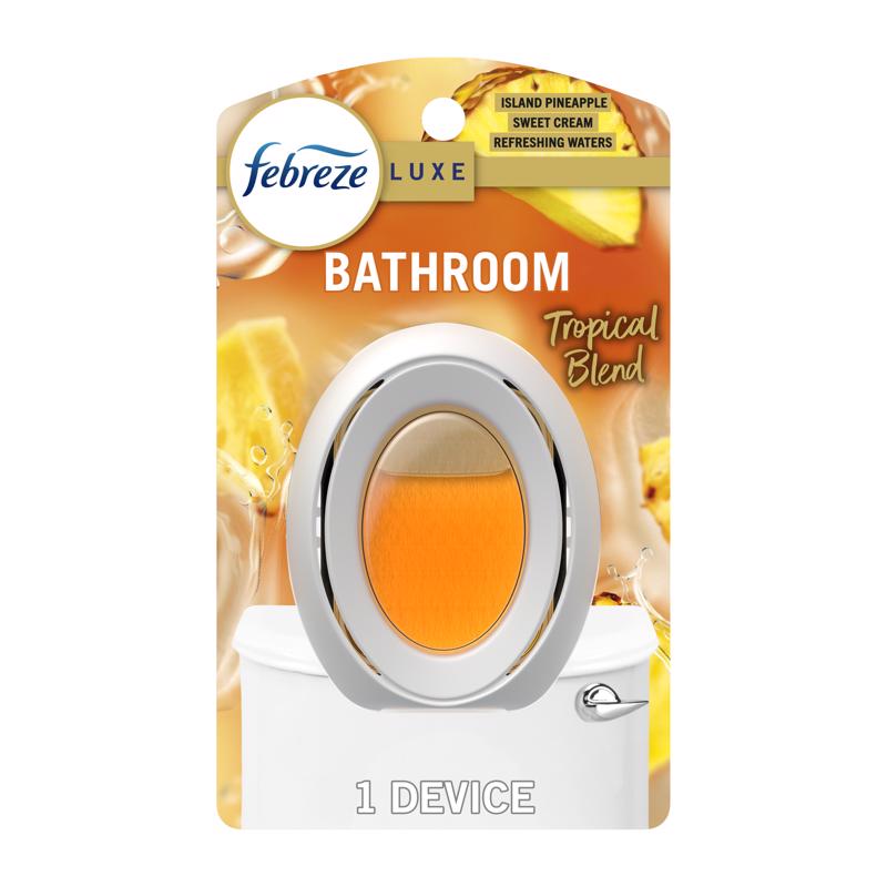 Febreze Bathroom Air Freshener, Odor-Fighting, Tropical Blend, 1ct