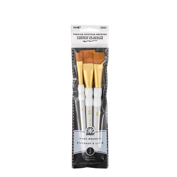 FolkArt Soft Grip Wash Brush Set 50603
