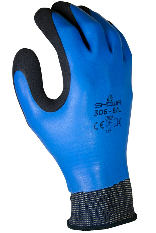 Showa Work Gloves Rubber Med 306M-07.RT