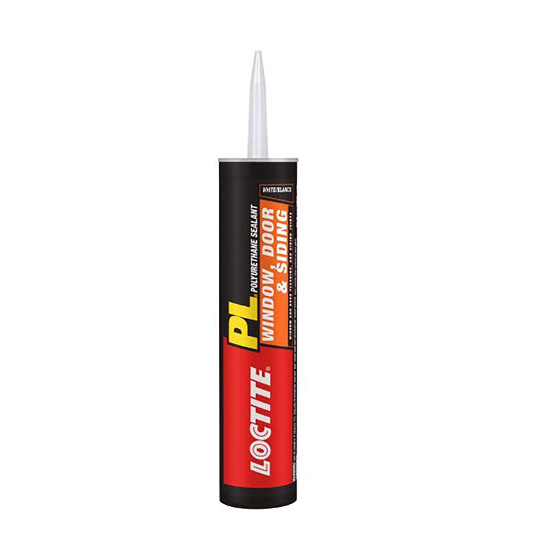Loctite PL Polyurethane Door, Window & Siding Sealant - 10 oz. (12 Tubes Per Carton) - White