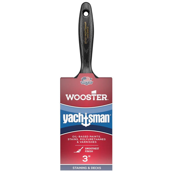 Wooster Yachtsman 3 in. W Flat White China Bristle Paint Brush Z1120-3