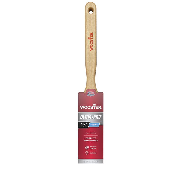 Wooster Brush, Nylon 4175-1 1/2 Flat Sash Brush, 1-1/2" 4175-1.5