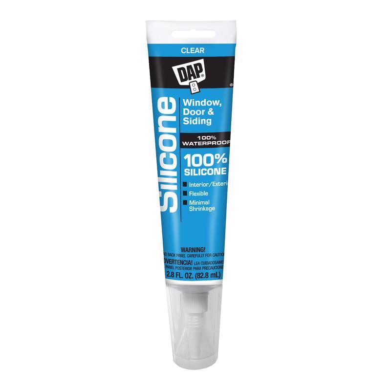 DAP 684 100% Silicone Wd&S Clear 2 Raw Building Material, 1