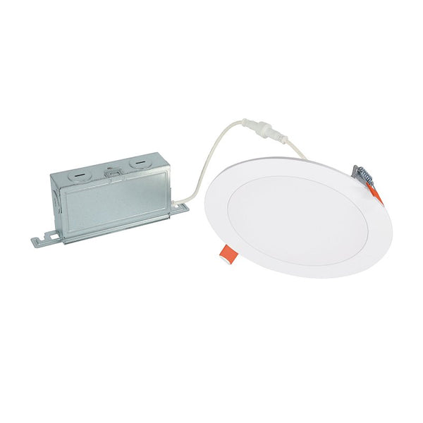 Halo HLBSL 6 in. Can Less Integrated LED, 900 Lumens, 5CCT, White HLBSL609FS5