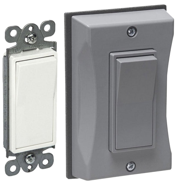 Bell Outdoor 5122-0 switch cover, Gray