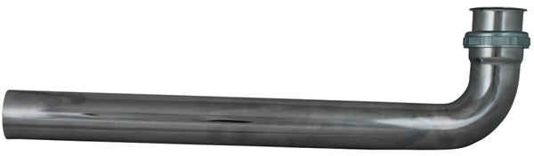 Plumb Pak PP16CP Waste Arm, 1-1/2 In Dia X 15 In L, Slip Joint/Direct Connect, 22 Ga, Chrome Plated, 1-1/2 x 15, Brass