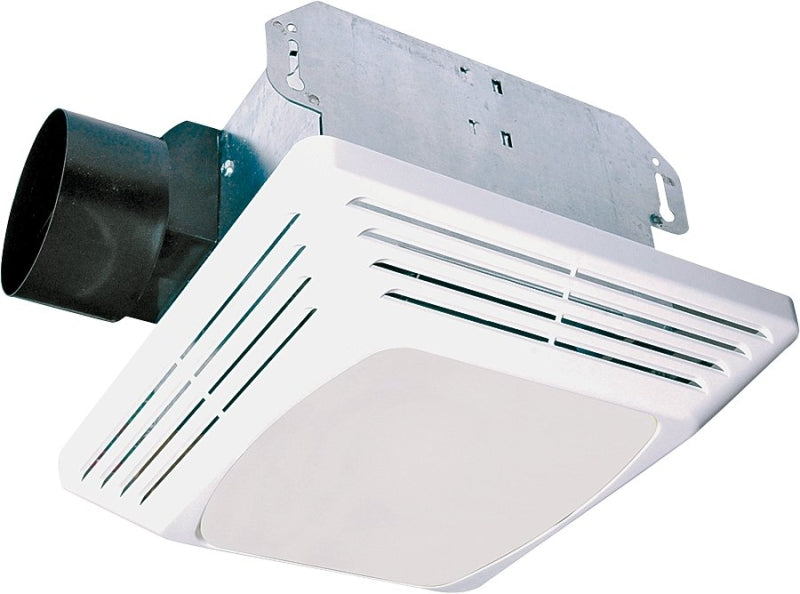 Air King ASLC70 Advantage Exhaust Bath Fan with 70-CFM and 4.0-Sones for 100-watt Incandescent Bulbs, White Finish, Red