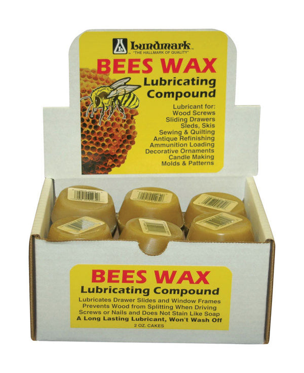 Lundmark Wax Beeswax Cakes 2OZ 9105W54 (27-Pack)
