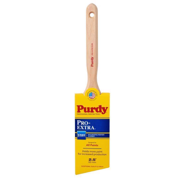2-1/2" Purdy 144152725 Pro-Extra Glide Angled Sash Paint Brush, Tynex Chinex & Orel Pack of 1