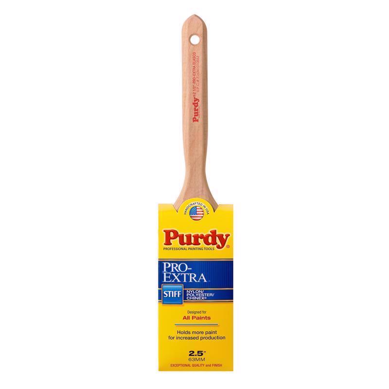 2-1/2" Purdy 144100725 Pro-Extra Elasco Flat Sash Paint Brush, Tynex Chinex & Orel