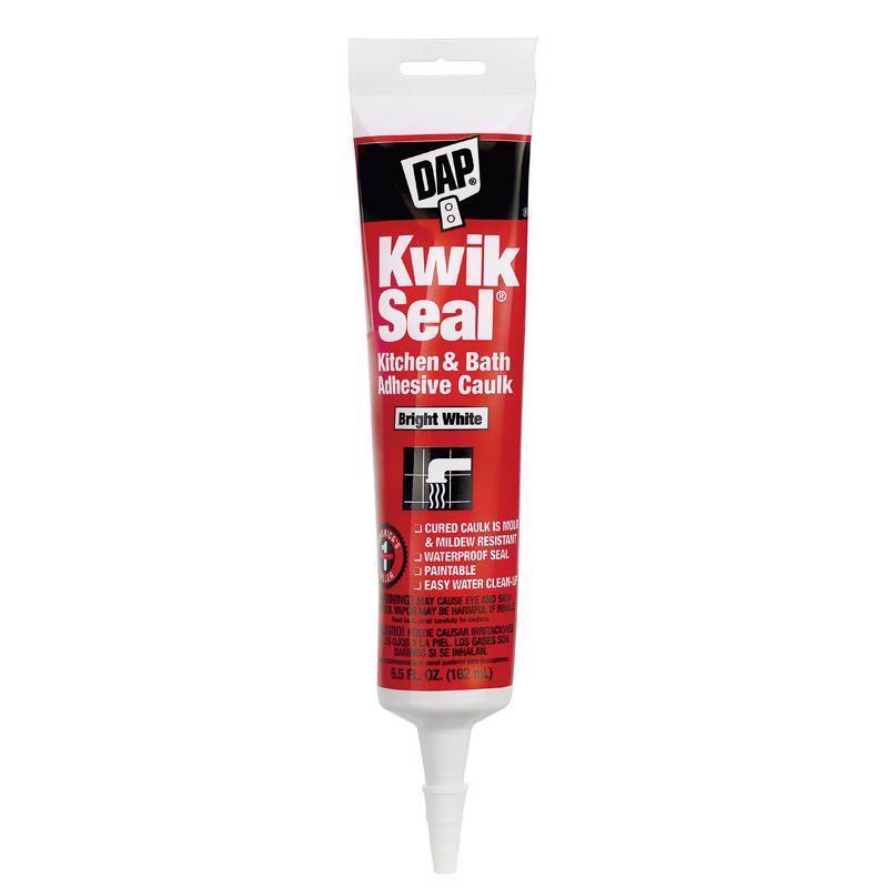 Dap 7079818001 DAP KWIK Seal Kitchen & Bath Adhesive Caulk 5.5
