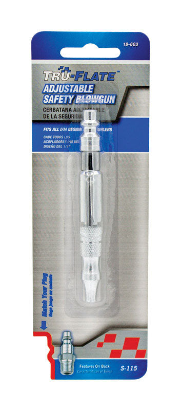 Plews / Edelmann Tru-Flate 18-603 Industrial/Milton Design Adjustable Blowgun TRFL18603