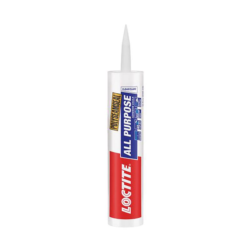 HENKEL CORPORATION Loctite Polyseamseal All Purpose Adhesive Caulk Clear, 10 fl oz, Cartridge