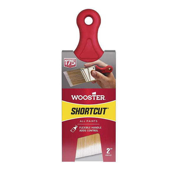 Wooster Brush Q3211-2 Shortcut Angle Sash Paintbrush, 2-Inch, White