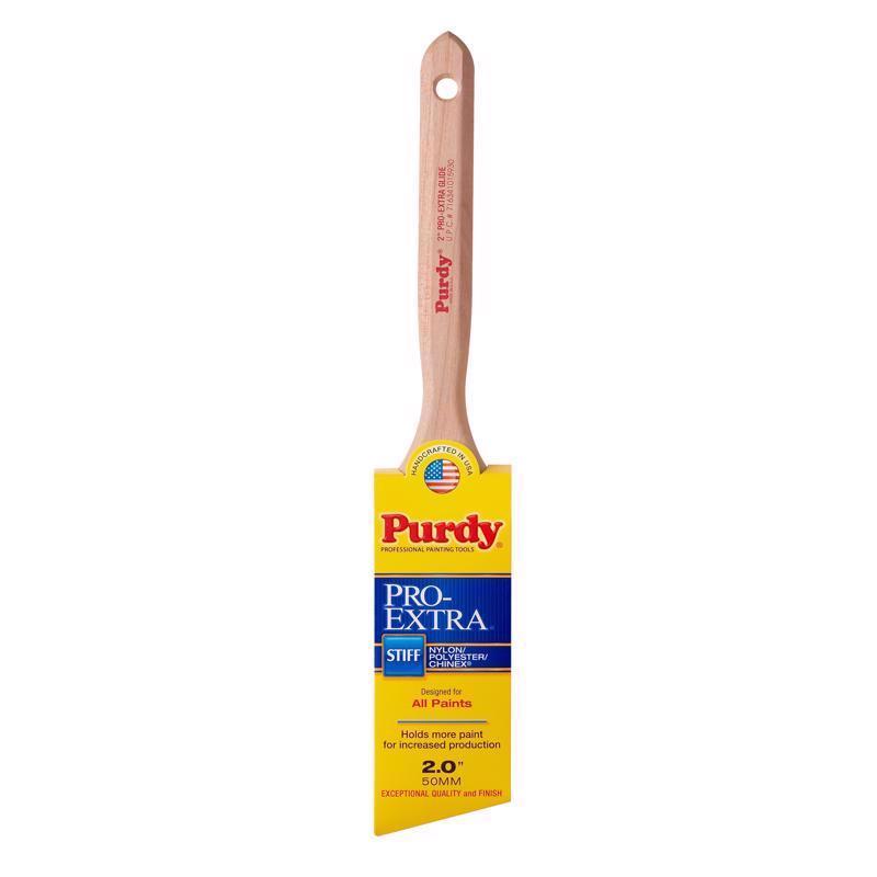 2" Purdy 144152720 Pro-Extra Elasco Glide Angled Sash Paint Brush, Tynex Chinex & Orel Pack of 1