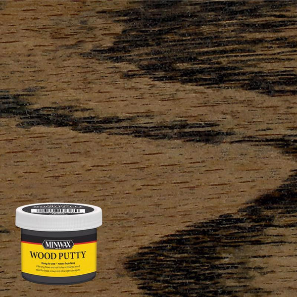3.8 oz Minwax 9718 Ebony Wood Putty Oil-Based Non-Hardening 13618000
