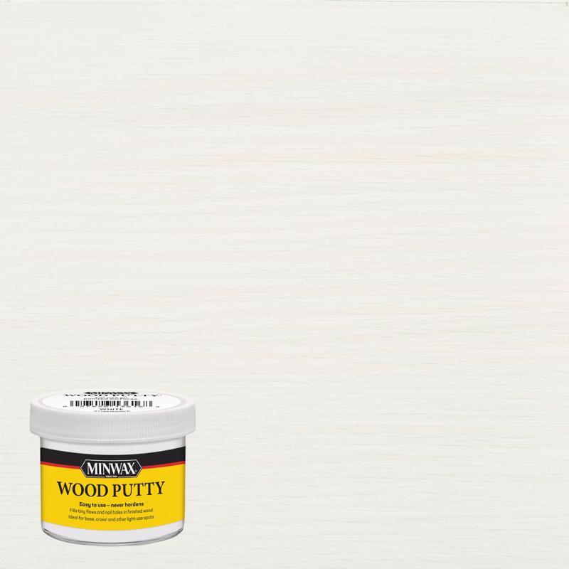Minwax 13616000 Wood Putty, 3.75 Ounce, White