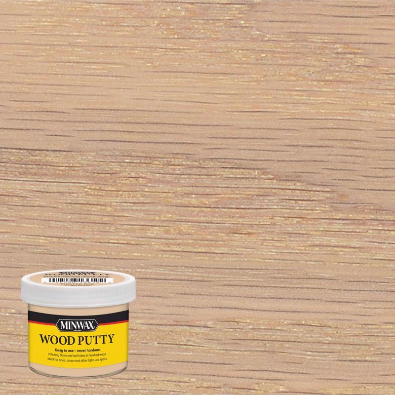Minwax 13619000 Wood Putty, 3.75 Ounce, Pickled Oak 1
