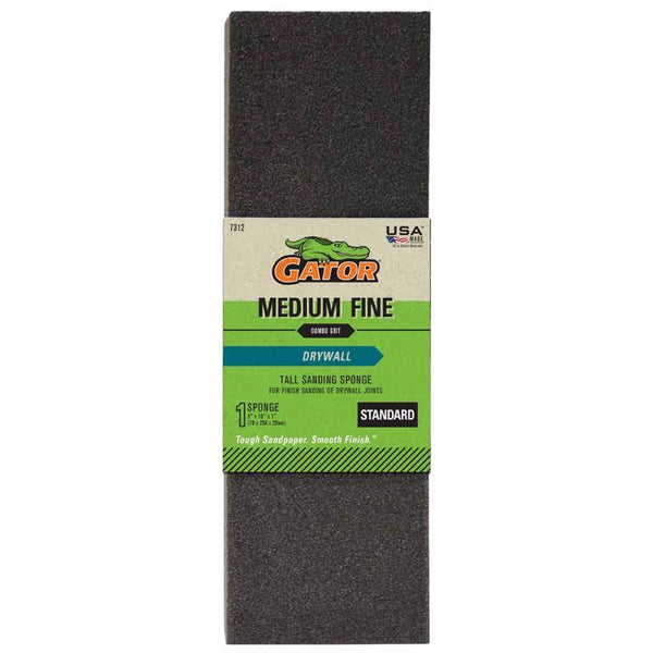 ALI INDUSTRIES 7312-10 7312 Sanding Sponges, 3" x 10" x 1"