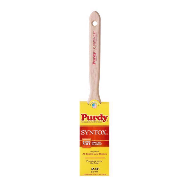 Purdy 144402620 Syntox Series Flat Trim Paint Brush, 2 inch 145402620