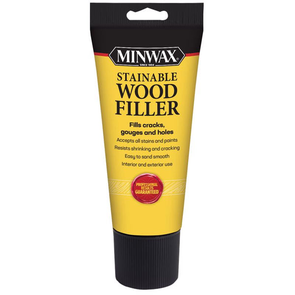 6 oz Minwax 42852 Natural Stainable Wood Filler Interior/Exterior Wood Filler 42852000