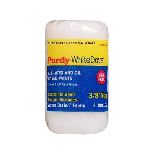 Purdy 140786104 White Dove High Density Woven Covers 3/8" Nap Mini Roller, One Size, Multi