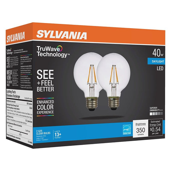 Sylvania Bulb LED G25 Daylight CLR 40W 41332