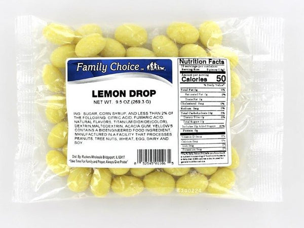 Rucker's Candy Mens Lemon Drops 1106