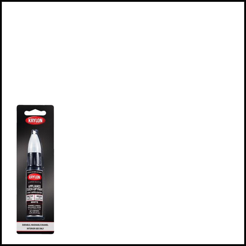 Krylon Gloss White Appliance Touch-Up Paint 0.5 Oz. - Case of: 6