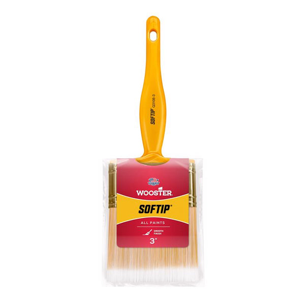 Wooster Brush Q3108-3 Softip Paintbrush, 3-Inch, White
