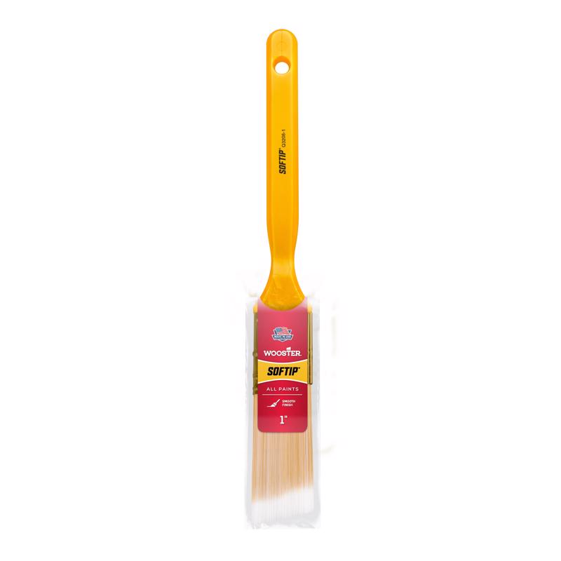 Wooster Brush Q3208-1 Softip Angle Sash Paintbrush, 1-Inch , White
