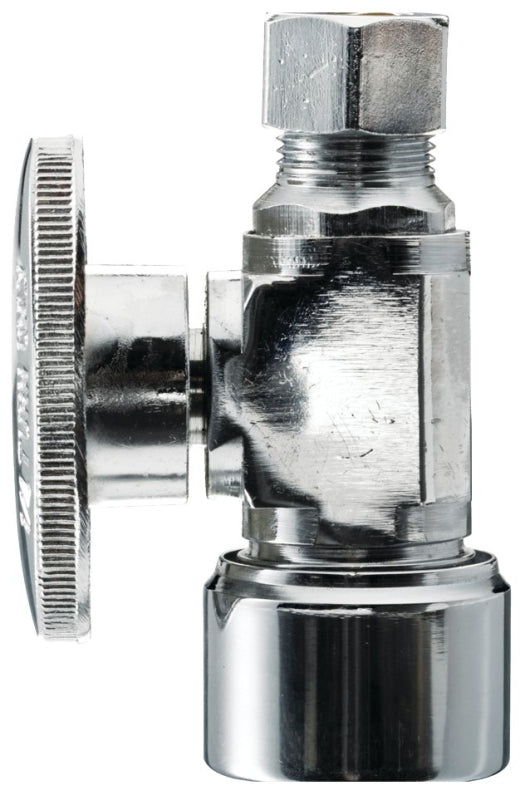 Plumb Pak, Size, No Color PP2068POLF Quarter Turn Straight Stop Valve