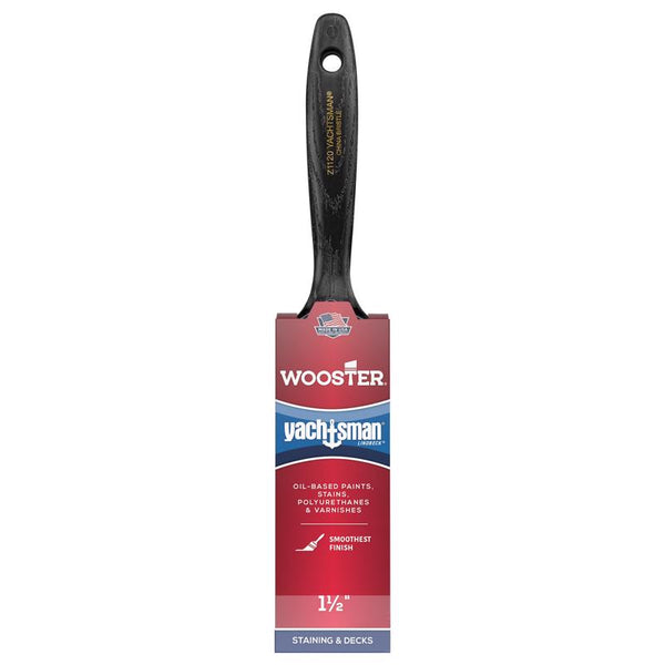 Wooster Brush Z1120-1-1/2 Yachtsman Paintbrush, 1-1/2-Inch