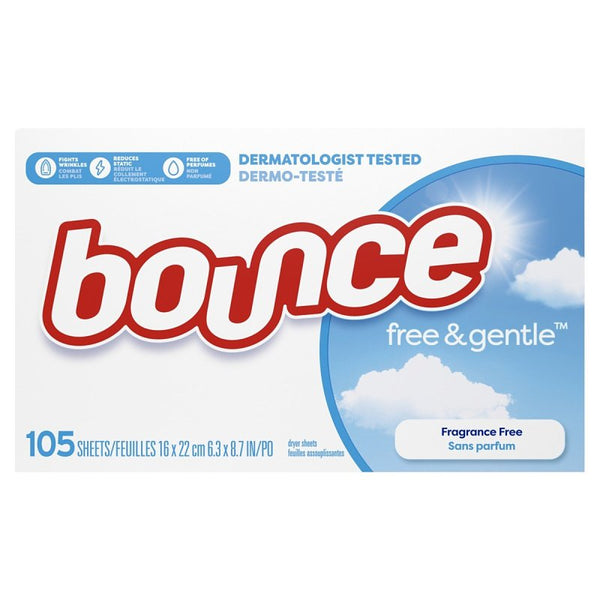 Bounce Sweet Dreams Fabric Softener Dryer Sheets, 105 Count 82366