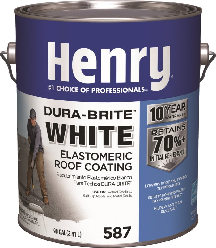 HENRY HE587046 Roof Coating, White, 115 Fl Oz
