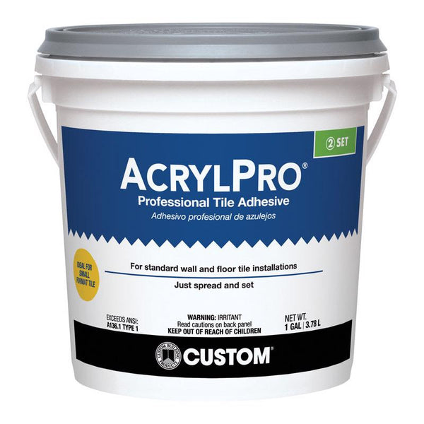 Custom Building Products 4000 Acrylic Ceramic Tile Mastic, 1-Gallon ARL40001-2
