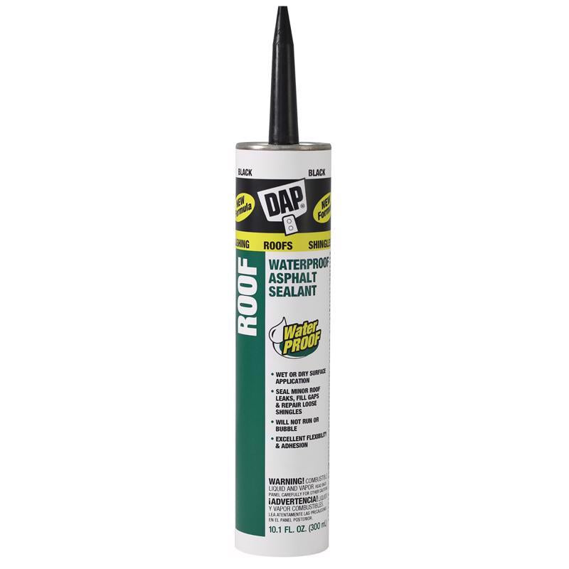 DAP Low Luster Black Asphalt Roof Sealant 10.1 oz.